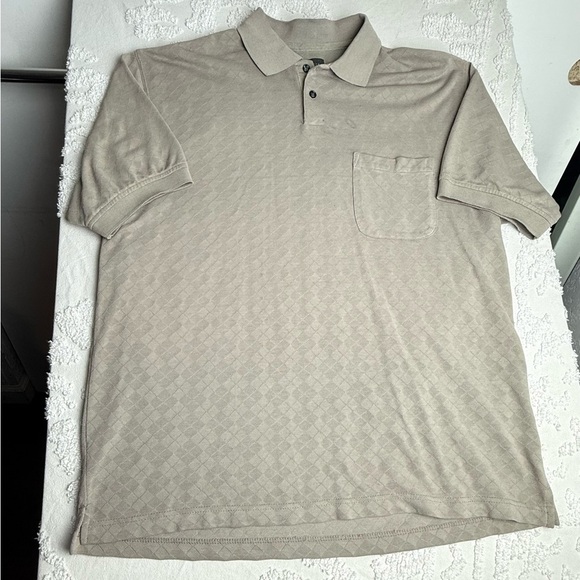 Men's Beige Polo Shirt - Picture 1 of 5